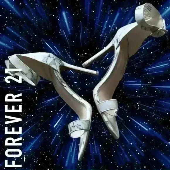 Forever 21 Marble design  heels - Picture 3 of 13